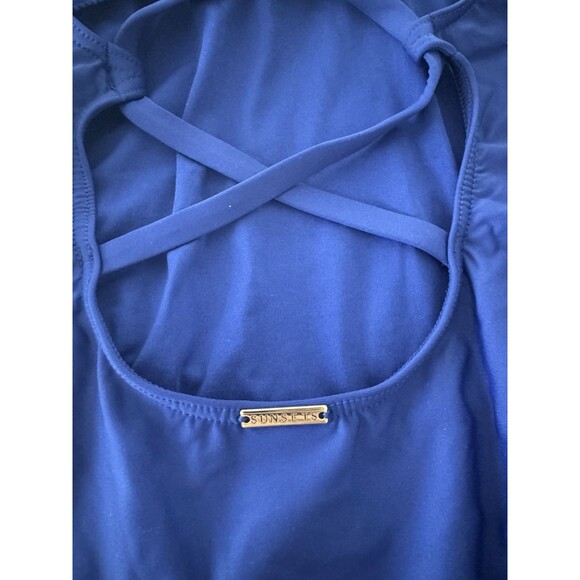 Sunsets Veronica One Piece Bathing Suit for Women Color Indigo blue Size Large - Picture 12 of 15